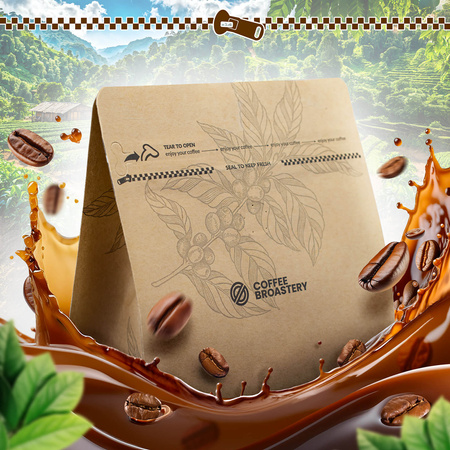 Coffee Broastery - Zrnková káva Brazil Cerrado Premium 1 kg