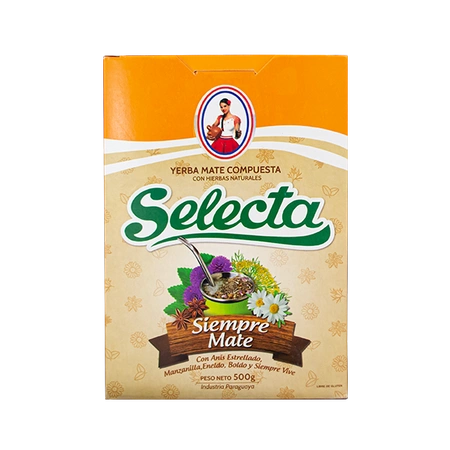 10 x Selecta Siempre Mate 0,5 kg