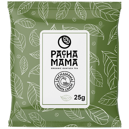 400 x Guayusa Pachamama Menta Limon 25g - certifikované bio