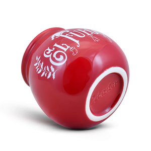 Ceramic Calabash with El Fuego Logo - Christmas Edition (red) 300ml