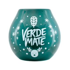 36 x Calebasse en céramique avec logo Verde Mate - Winter Time 350 ml