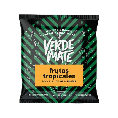 200 x Yerba Verde Mate Frutos Tropicales 50g