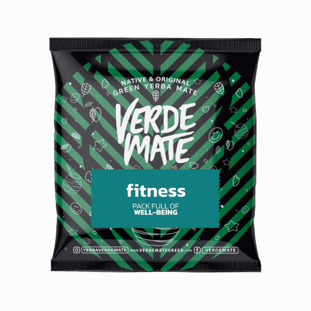 200 x Verde Mate Green Fitness 50 g - Yerba mate brésilienne à base d'herbes et de fruits