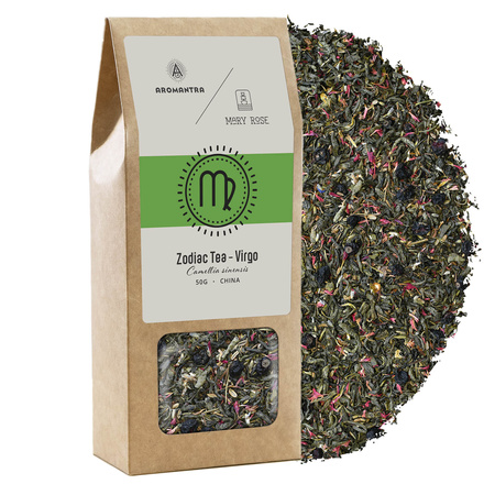 Aromantra x Mary Rose – Zodiac Tea – Virgo (green tea) 50g