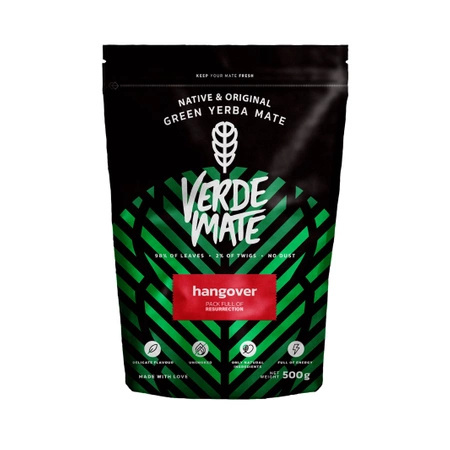 35 x Verde Mate Green Hangover 0,5 kg