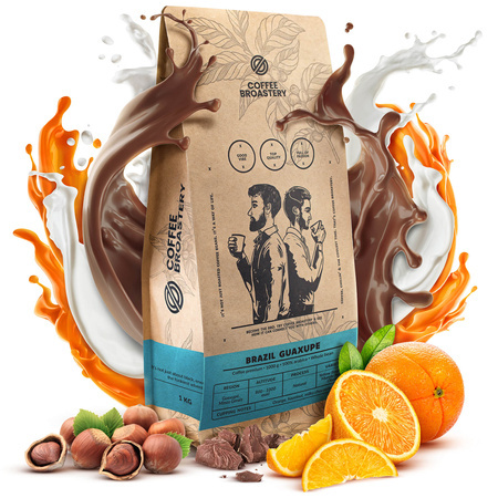 Coffee Broastery - Caffè in grani interi Brazil Guaxupe Premium 1kg