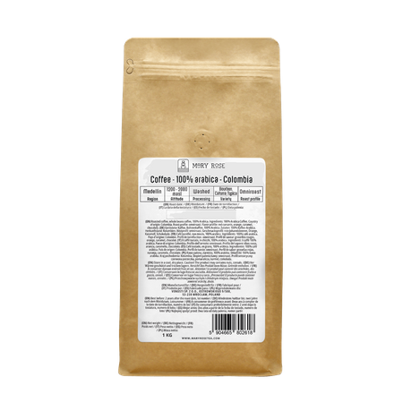 18 x Mary Rose - Colombie Medellin café en grains de qualité supérieure 1 kg