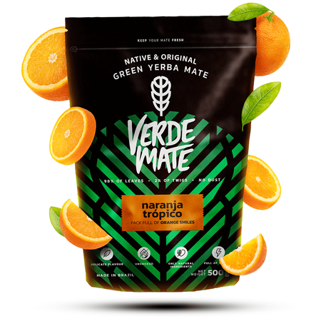 35 x Verde Mate Green Naranja Tropico 0.5kg