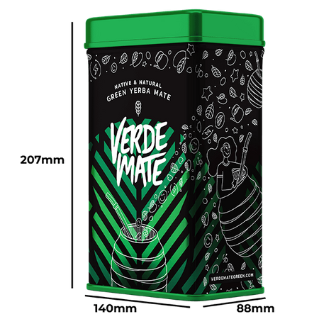 32 x Yerbera - plechovka Verde Mate Green Apple & Mint 0,5 kg