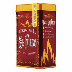 Yerbera - Plechovka + El Fuego Menta Limon 0,5kg 