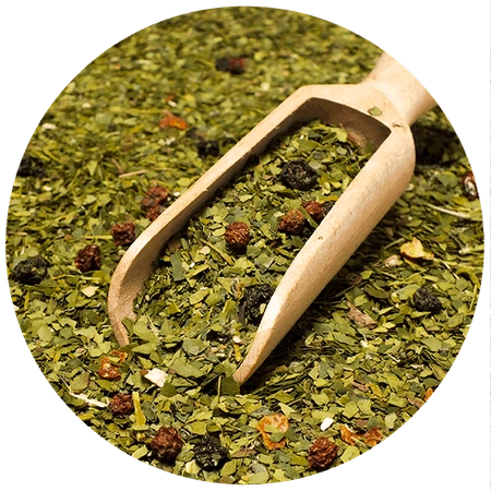 17 x Yerba Mate Verde - Frutas del Bosque 1kg SUELTA