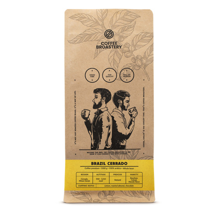 Coffee Broastery - Whole Bean Coffee Brazil Cerrado Premium 1kg