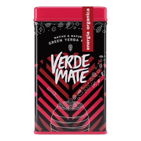 32 x Yerbera - plechovka Verde Mate Green Organica Energia Guarana 0,5 kg