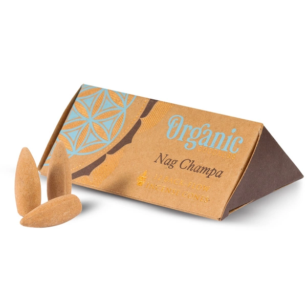 Vonné kužely Organic Goodness – Nag Champa (12 ks)