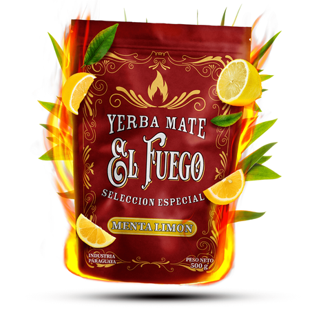 40 x El Fuego Menta Limon 0.5 kg