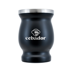 100 x TermoMate Cebador - thermal yerba mate pot - 190 ml (black)