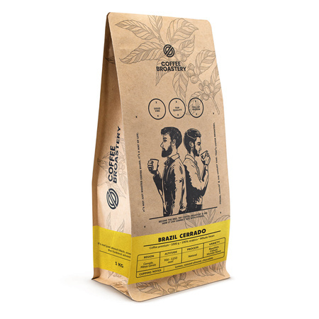 Coffee Broastery - Whole Bean Coffee Brazil Cerrado Premium 1kg