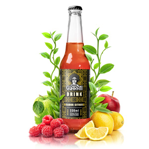 Fruit Drink Guarani – Ovocný nápoj s Yerbou Maté – Sabor Citrus 330 ml