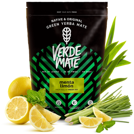 640 x Verde Mate Green Menta Limon 0,4 kg