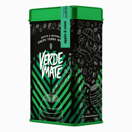 32 x Yerbera - plechovka Verde Mate Green Apple & Mint 0,5 kg