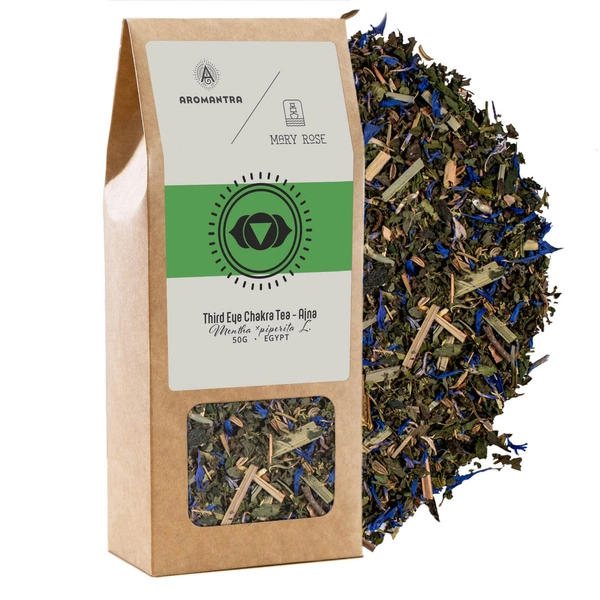 Aromantra x Mary Rose – Čaj na Čelní Čakru Ajna (bylinný čaj) 50 g