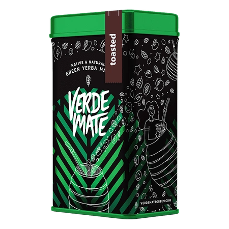 512 x Yerbera - Lata de Mate Verde Toasted Tostado 0.5kg