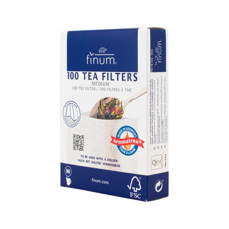 12 x Paper tea filters - size M (100 pieces)