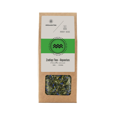 Aromantra x Mary Rose – Thé de l’horoscope – Verseau – Thé vert – 50 g