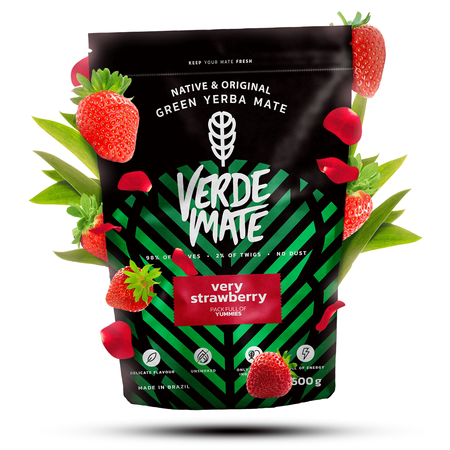 35 x Verde Mate Green Very Strawberry 0,5kg