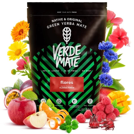 560 x Verde Mate Green Flores 0,5 kg