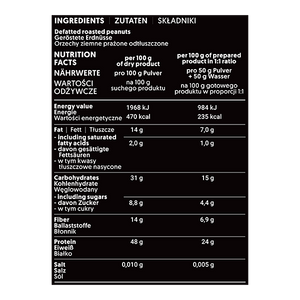 Nustino - Masło Orzechowe w Proszku - Bez Dodatków (Pure) 500g