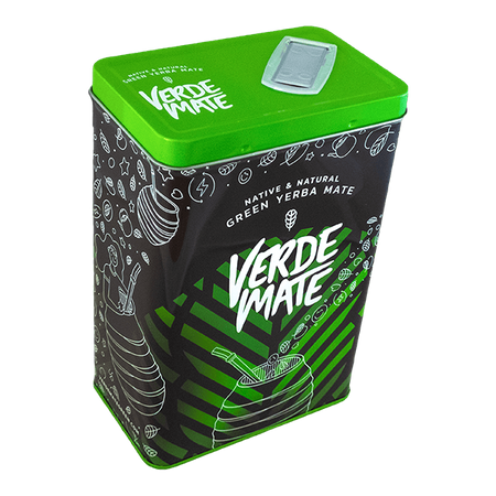 Yerbera – Tin can + Verde Mate Green Flores 0.5kg