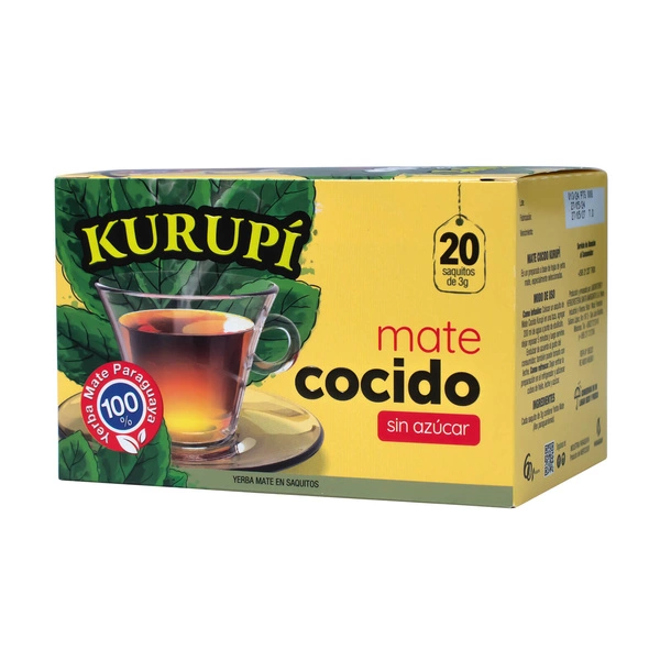 12 x Kurupi Cocido in 20x3g bags