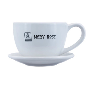 36 x tazza logo Mary Rose (bianca) 200 ml