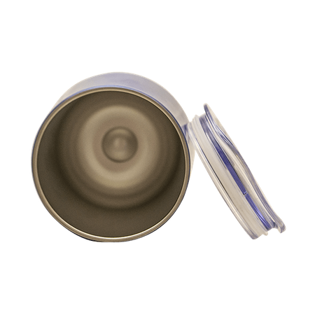 TermoLid - ocelová nádoba s víčkem - Cebador (stříbrná barva) - 350 ml