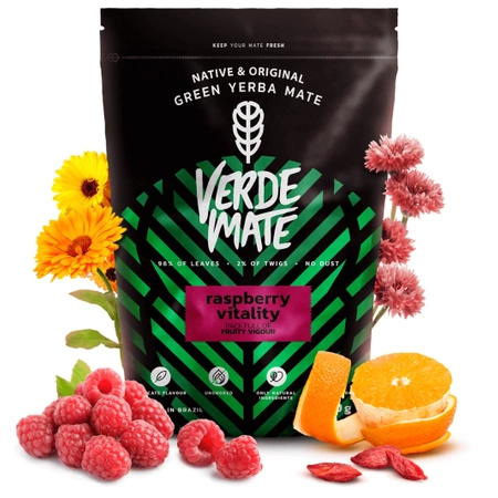 Verde Mate Green Raspberry Vitality 0,5 kg