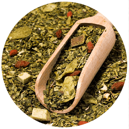 17 x Grüne Yerba Mate - Tropische Früchte 1kg LOSE