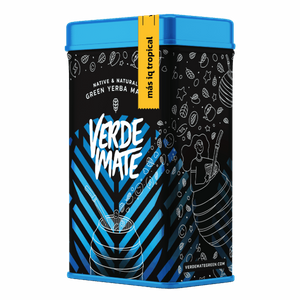 Yerbera - Plechovka + Verde Mate Mas IQ Tropical 0,5kg