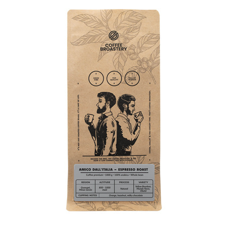 Coffee Broastery - Zrnková káva Amico dall'Italia Espresso Roast 1 kg