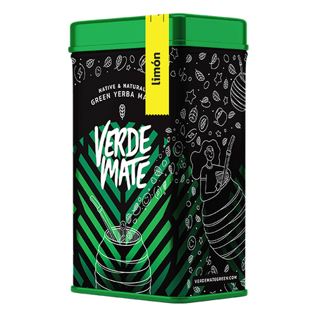 Yerbera - Boîte avec Verde Mate Green Limon 0,5kg