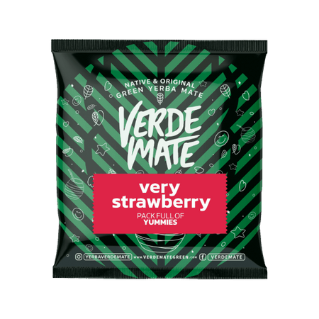 200 x Verde Mate Green Very Strawberry 50g