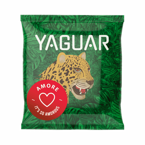 200 x Yaguar Amore 50 g - Yerba mate brésilienne aux fruits et aux herbes