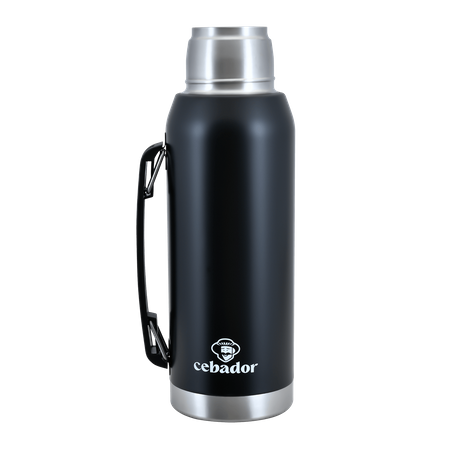 24 x Cebador Largoinox 1.2 L thermos - black