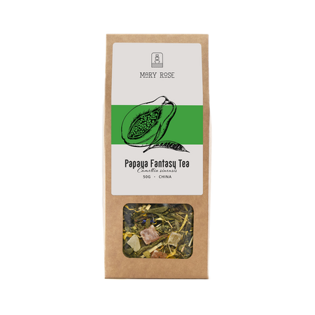 Mary Rose - Papaya Fantasy Green Tea - 50g