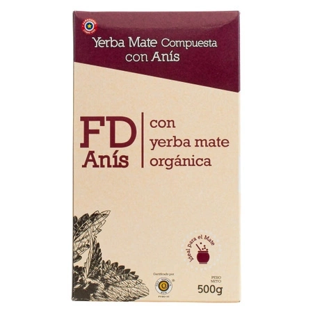 12 x Fede Rico (FD) Anis 0.5 kg 500 g - aniseed yerba mate