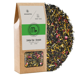 Aromantra x Mary Rose – Té del Zodíaco – Escorpio (té negro) 50 g