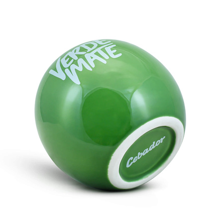 Ceramic Mate Cup Verde Mate Manzana