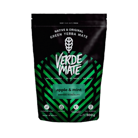 35 x Verde Mate Green Apple & Mint 0,5 kg