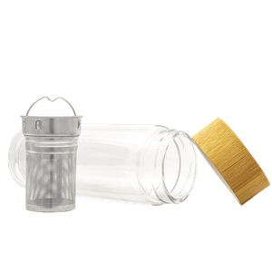 Mate to Go – glass thermos with infuser (300 ml)