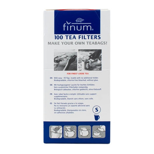 12 x Paper tea filters - size S (100 pieces)